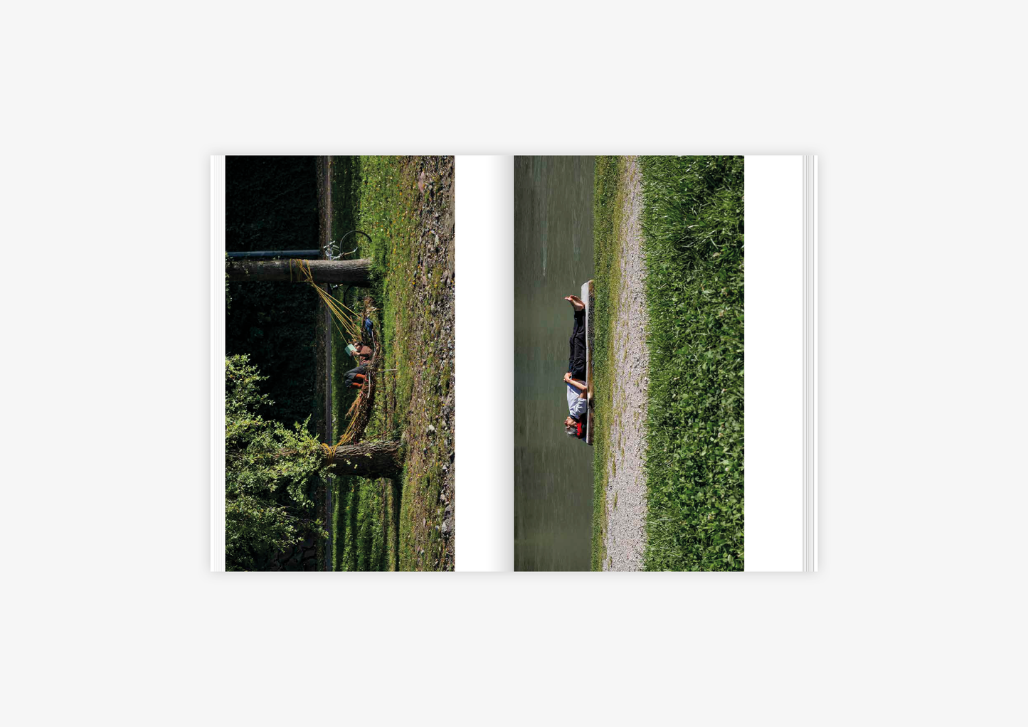 Nel vedere lungo il fiume / Vom Sehen flusswärts / In Seeing Along the River