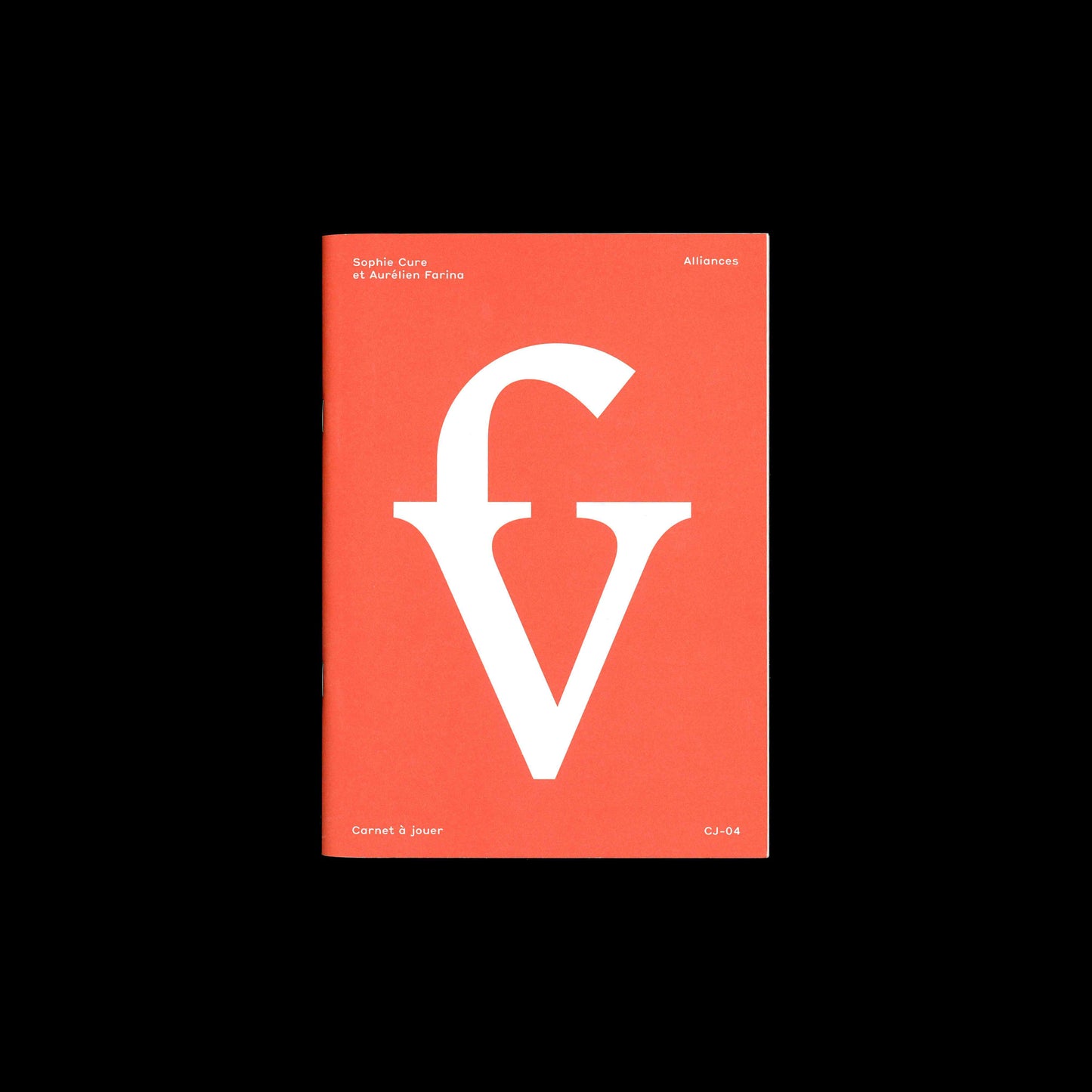 Sophie Cure, Aurélien Farina - Alliances (typographic booklet)
