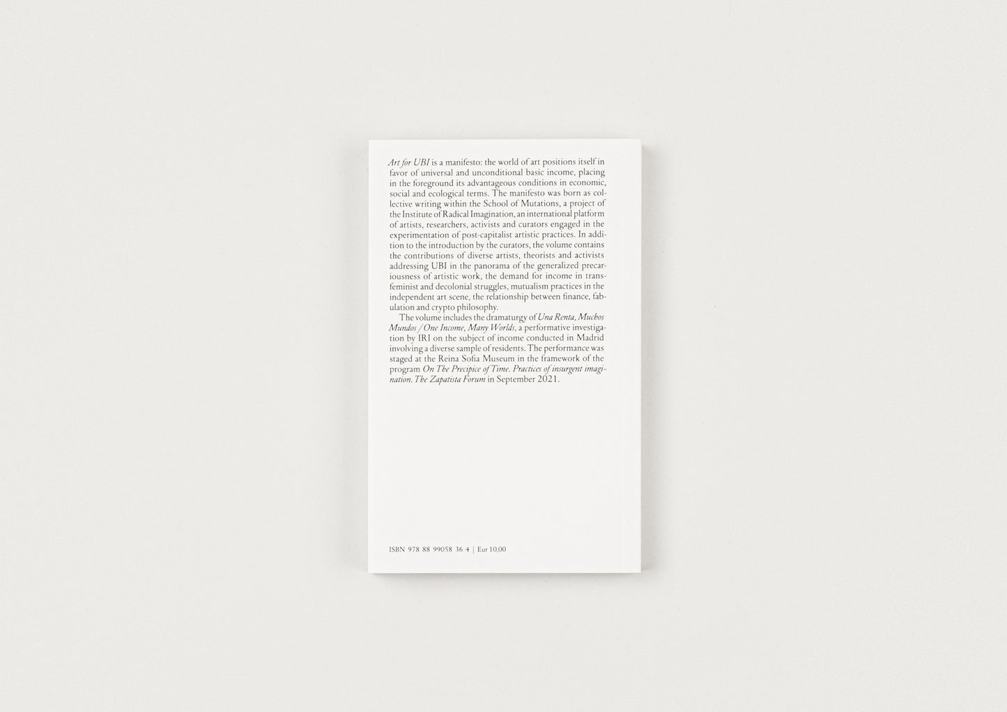 Art for UBI (manifesto)