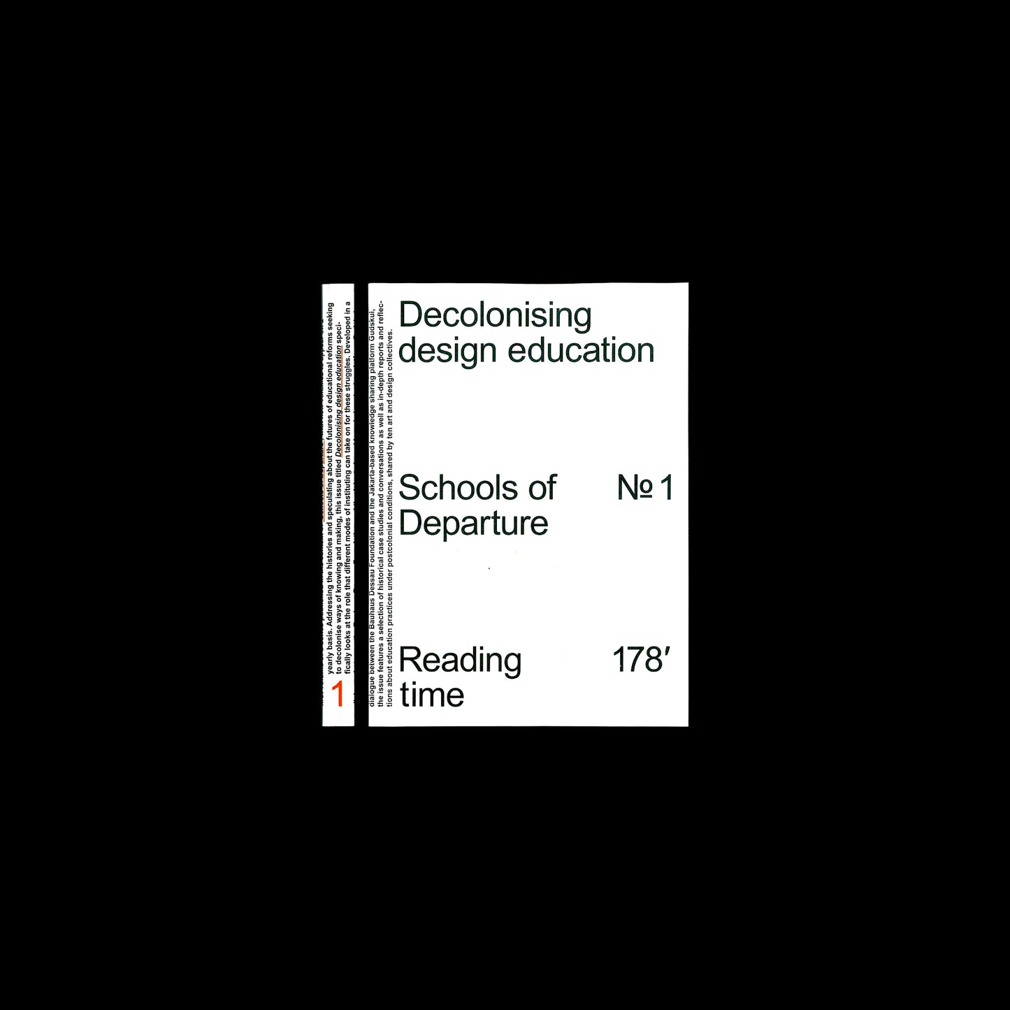 Schools of Departure No. 1 - Decolonising Design Education