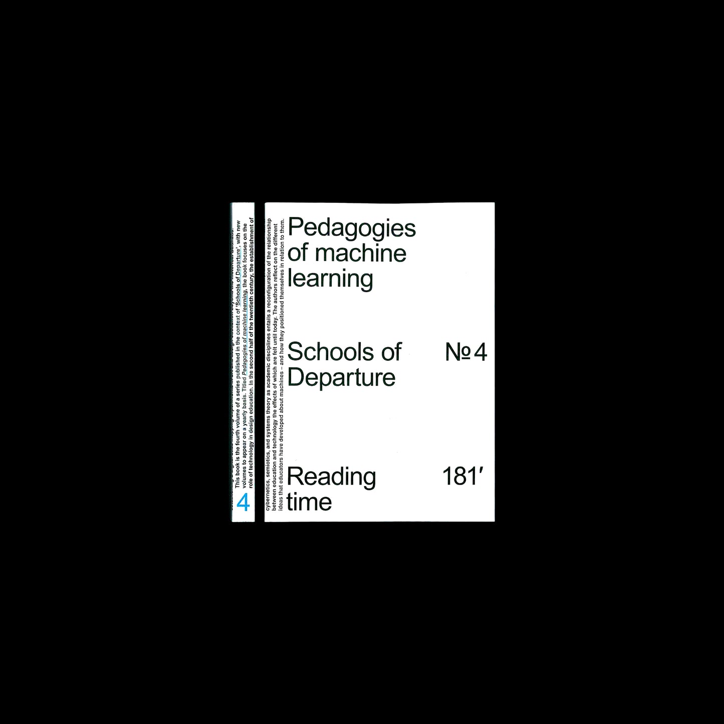 Schools of Departure Nr. 4 - Pedagogies of Machine Learning