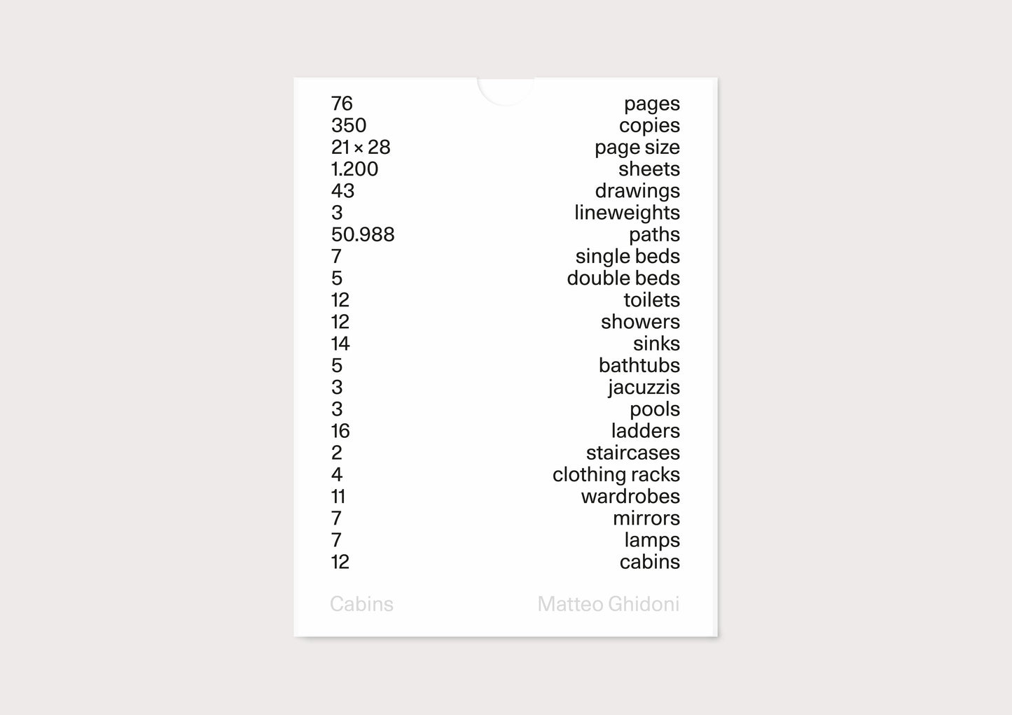 Cabins — Matteo Ghidoni