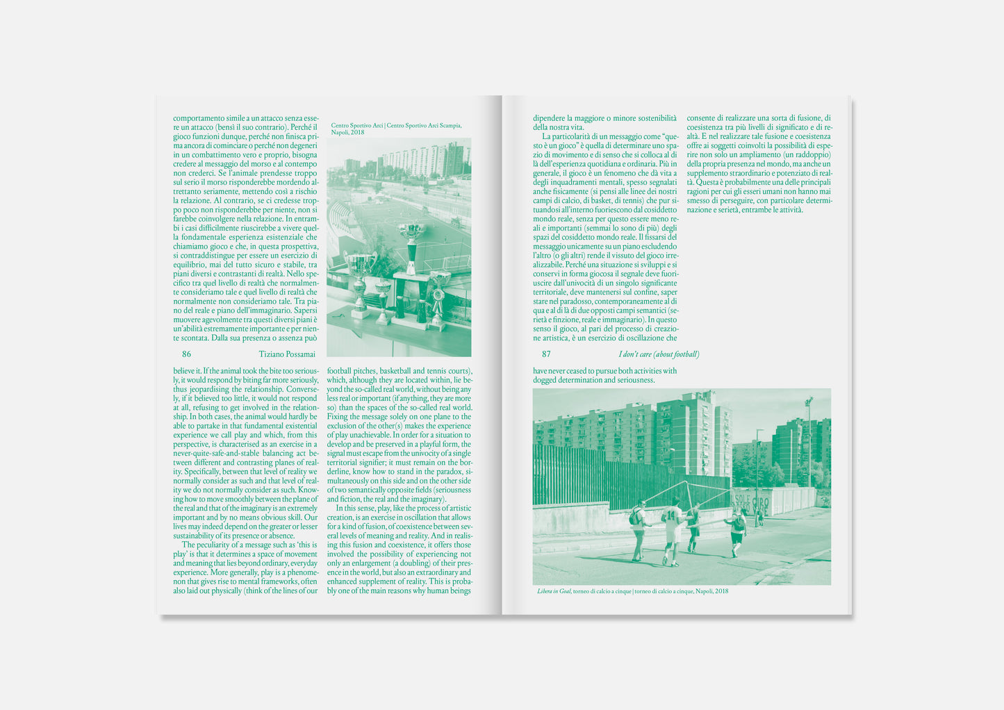 I don’t care (about football) — Special Edition (Marangoni 105 Poster)