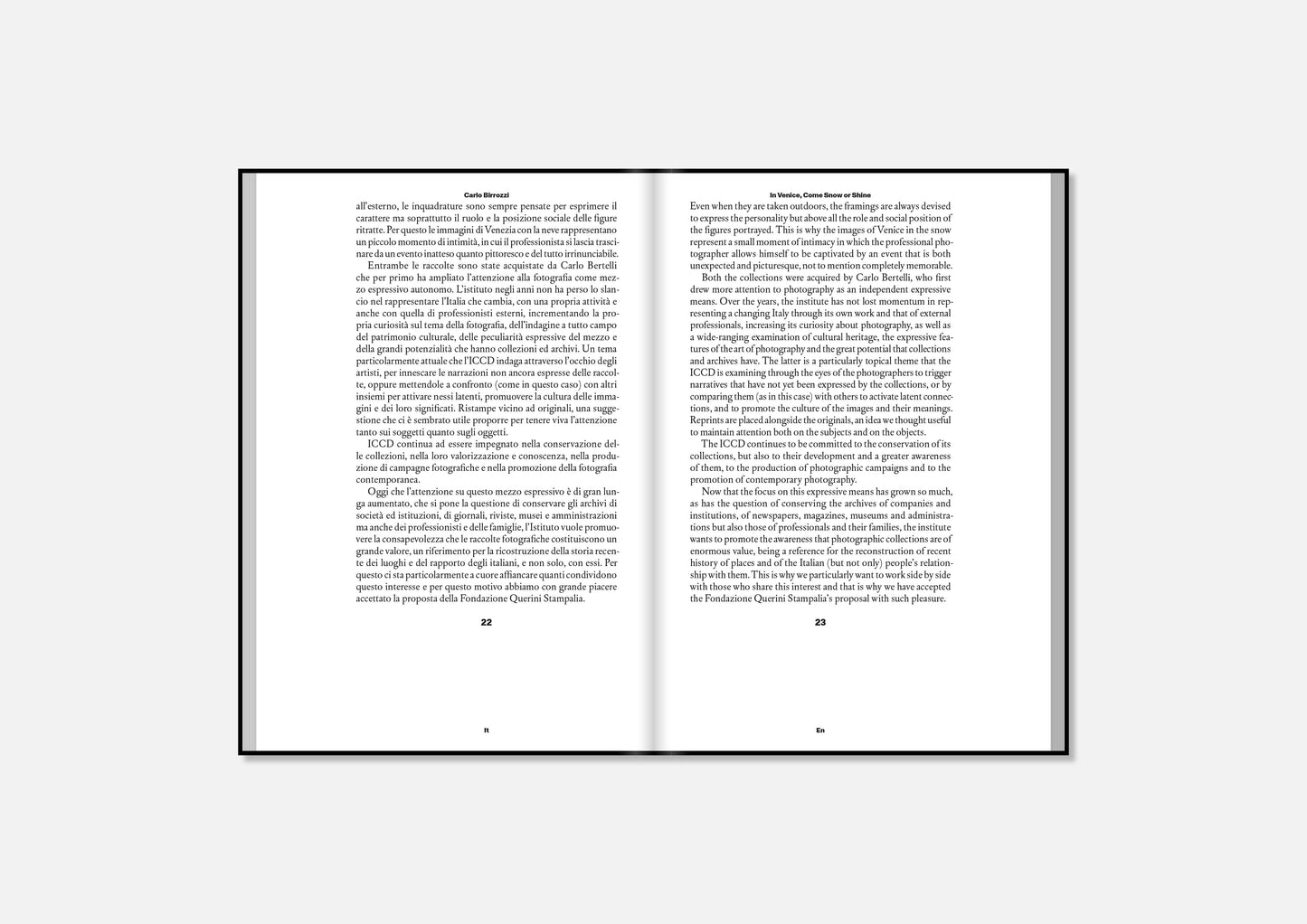 Appunti fotografici. La Venezia di Luigi Ferrigno