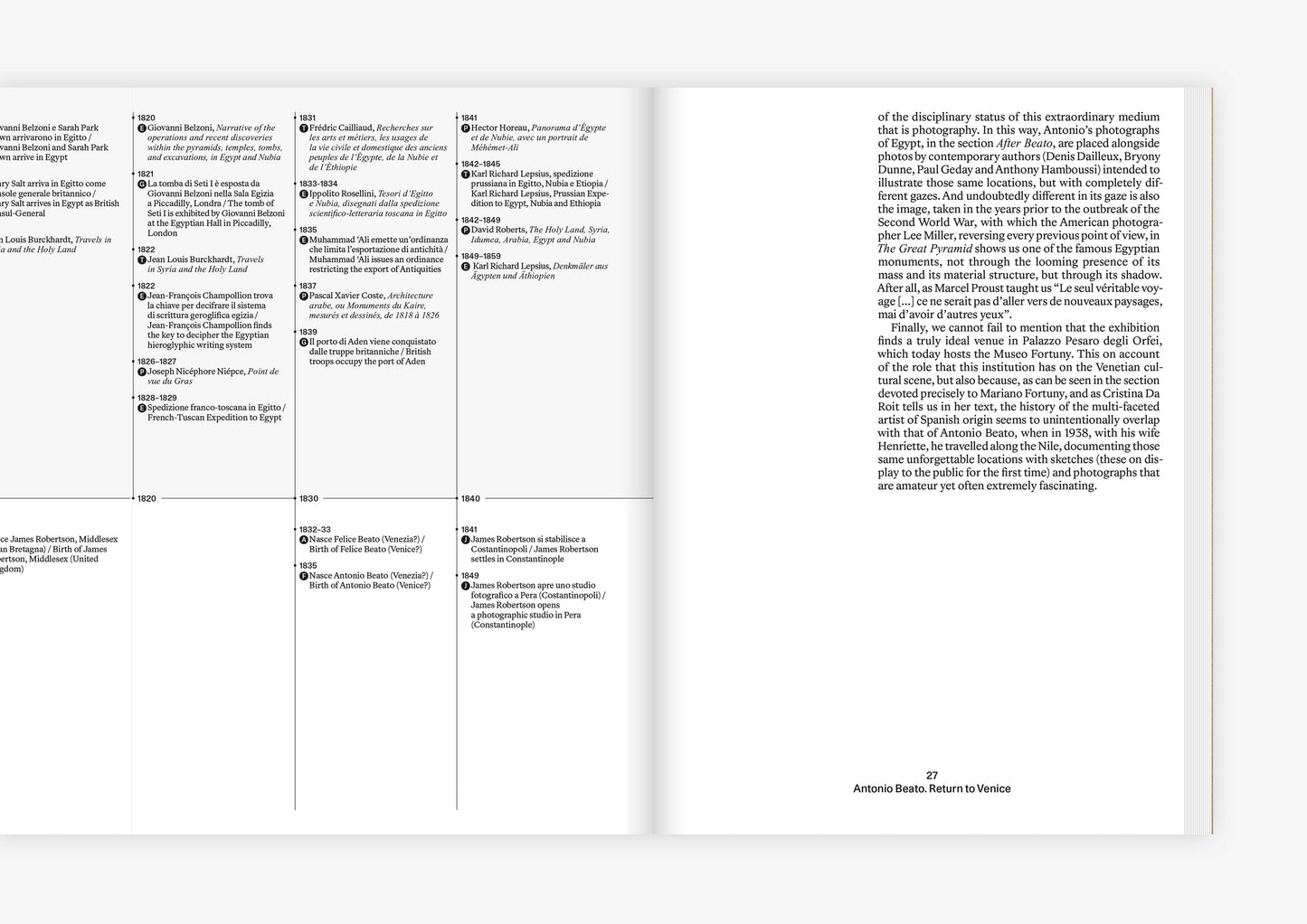 Antonio Beato. Ritorno a Venezia