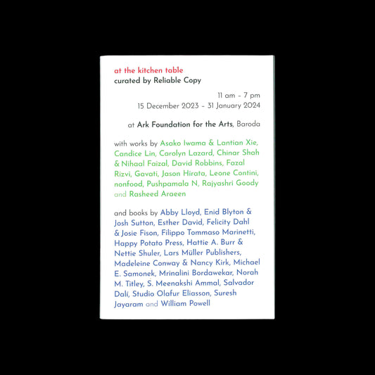 At the kitchen table