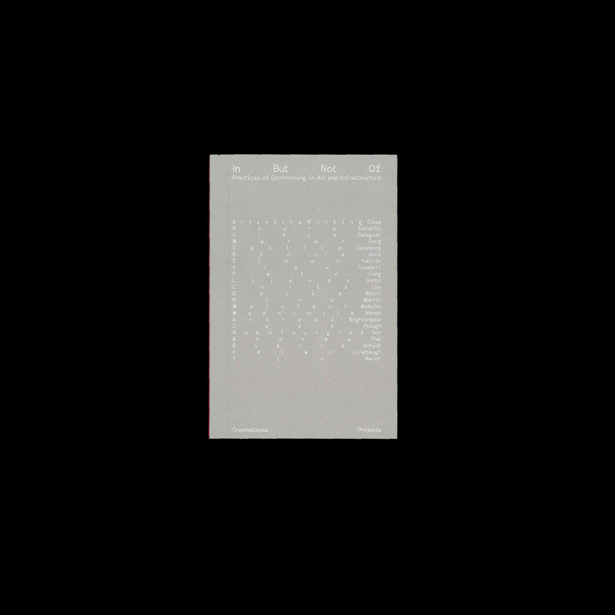 Cecilia Casabona, Noam Youngrak Son (eds.) - In But Not Of – Practices of Commoning in Art and Infrastructure