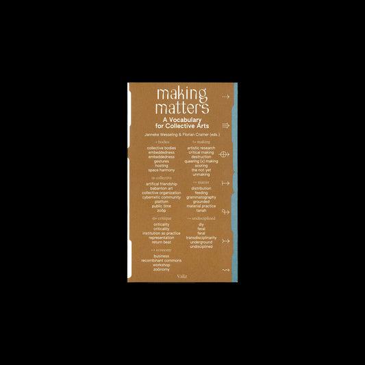 Making Matters. A Vocabulary for Collective Arts
